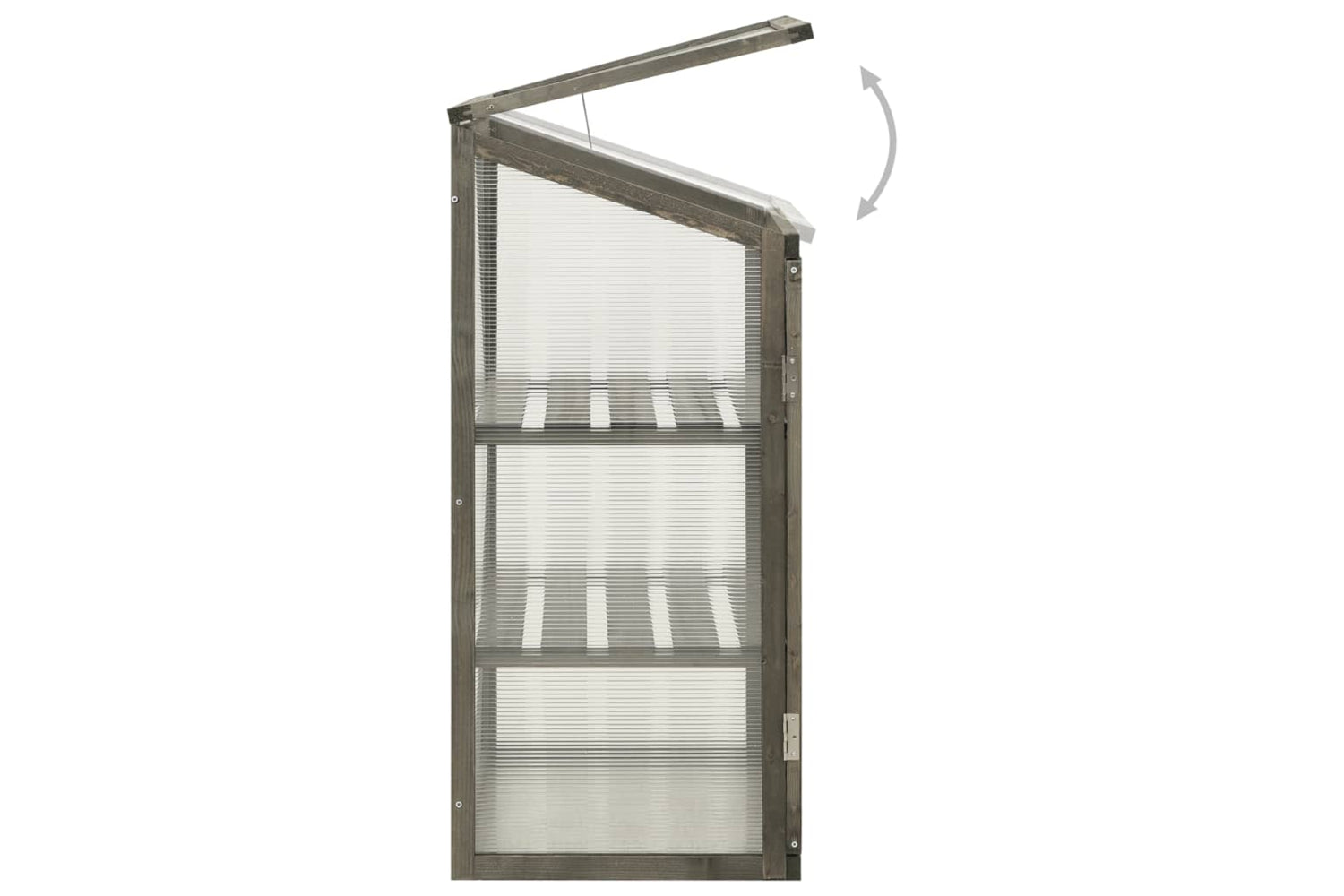 vidaXL 314849 Greenhouse 60x45x100cm Firwood-4