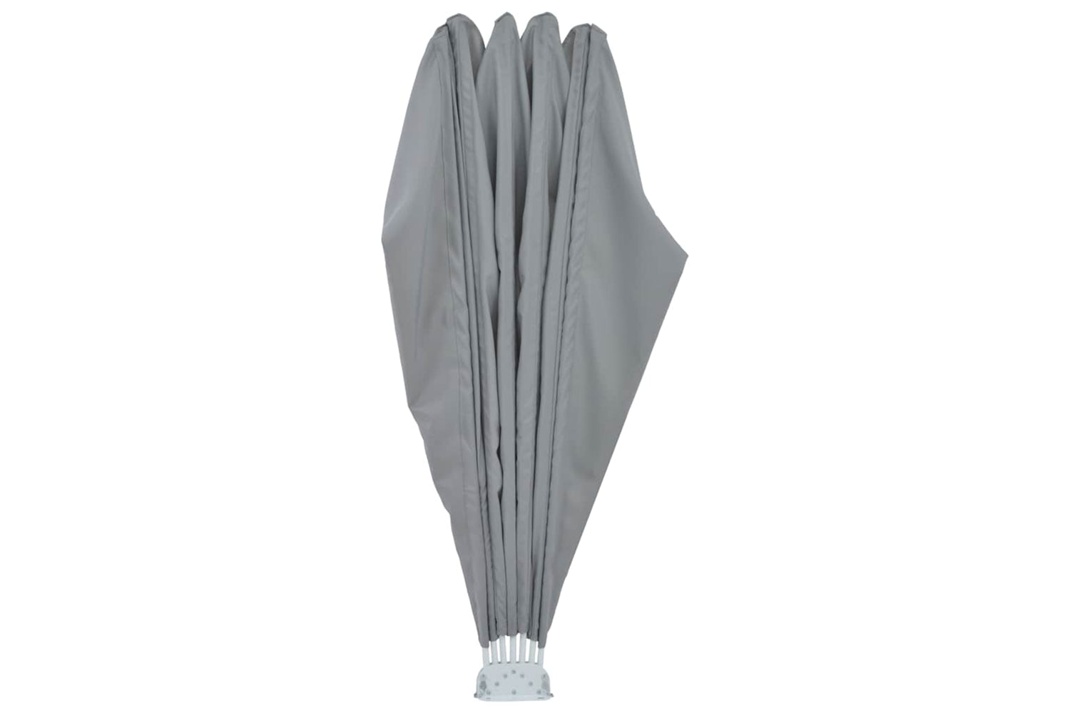 vidaXL 44575 Collapsible Terrace Side Awning Grey 160cm-5