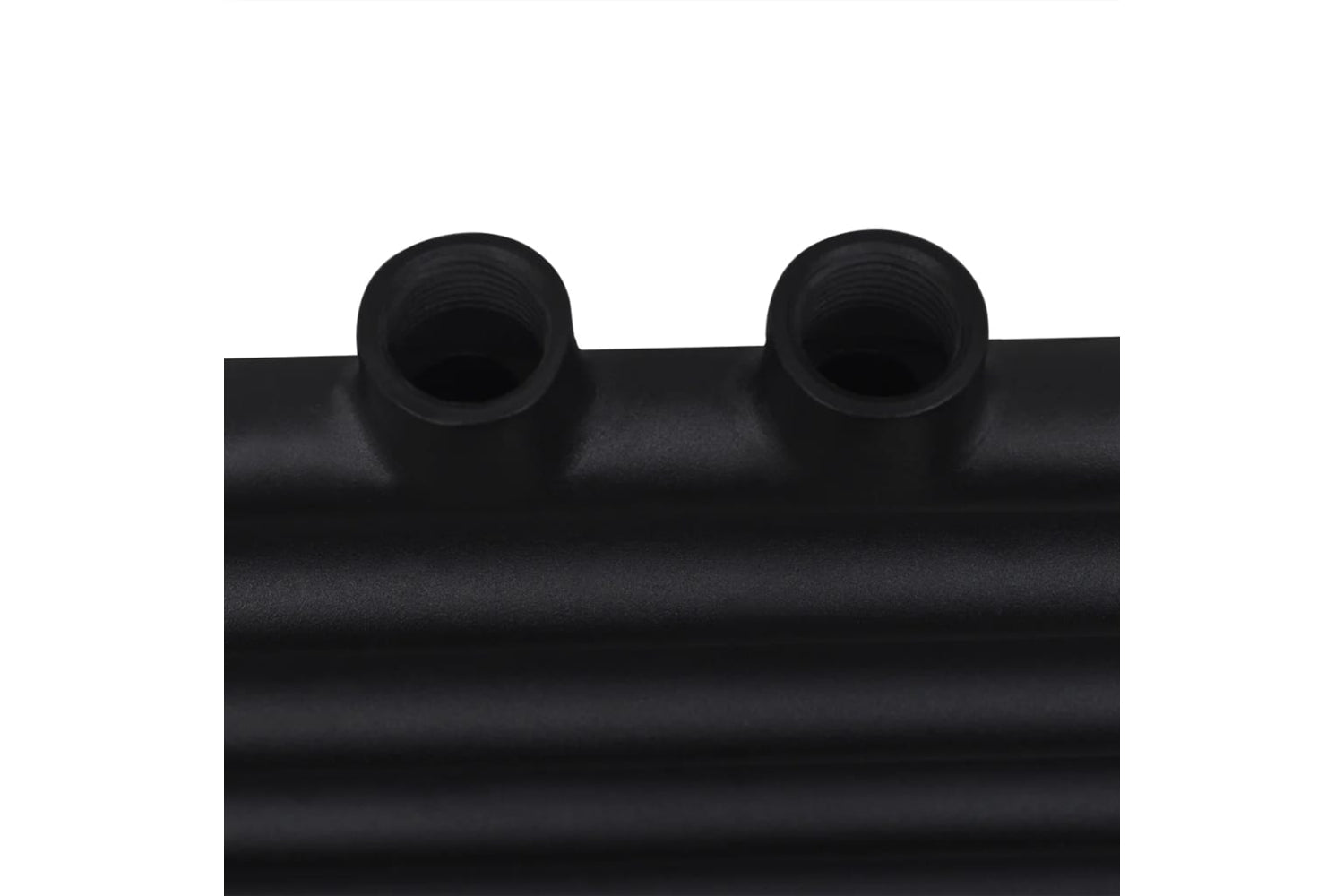 Vidaxl 141908 Black Bathroom Central Heating Towel Rail Radiator Straight 600x1160mm-7