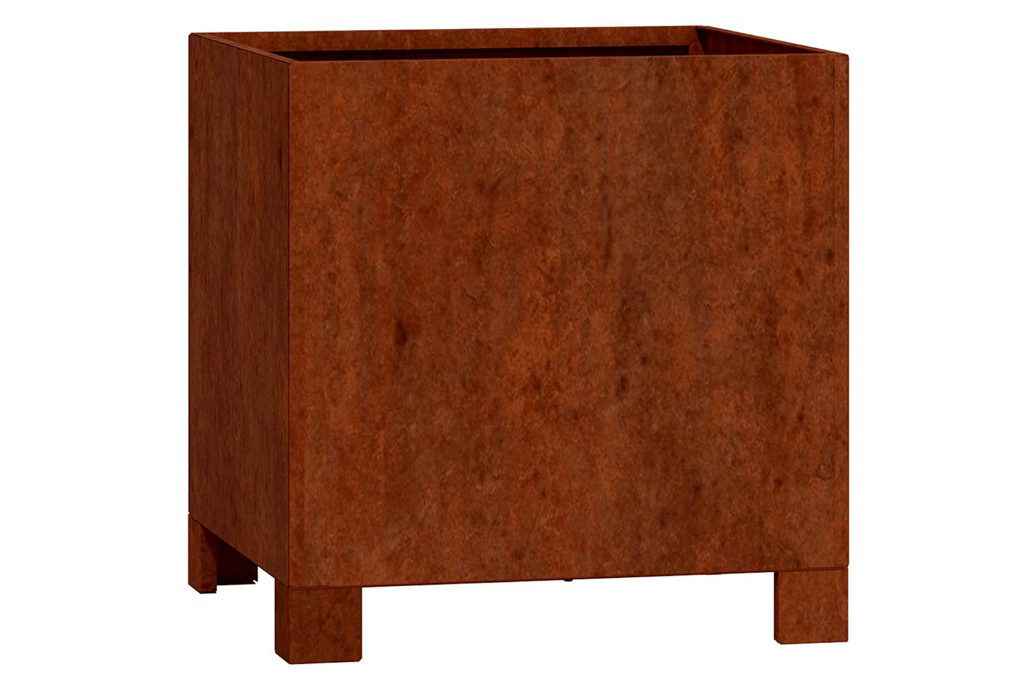 vidaXL 823679 Planters With Legs 2 Pcs Rusty 32x30x33cm Corten Steel-7