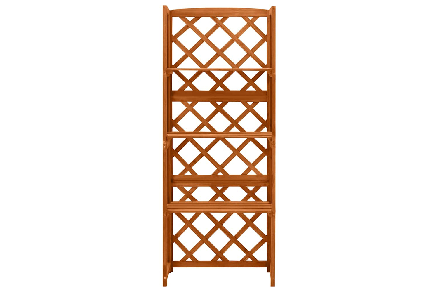 vidaXL 316409 Trellis With Shelves 55x30x140cm Solid Fir Wood-2