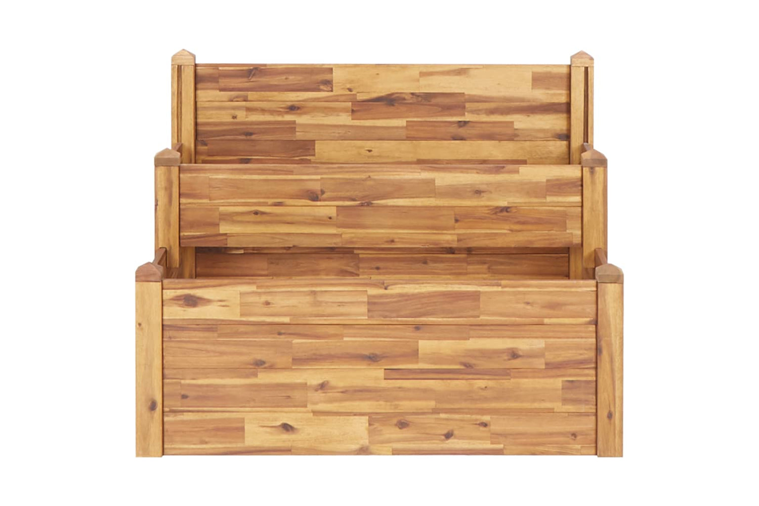 vidaXL 46582 2-tier Garden Planter 110x75x84cm Solid Acacia Wood-3