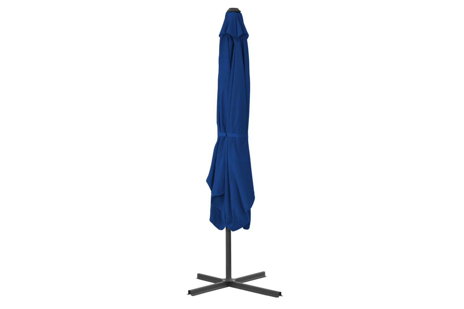 vidaXL 312517 Outdoor Parasol With Steel Pole Blue 250x250x230cm-3