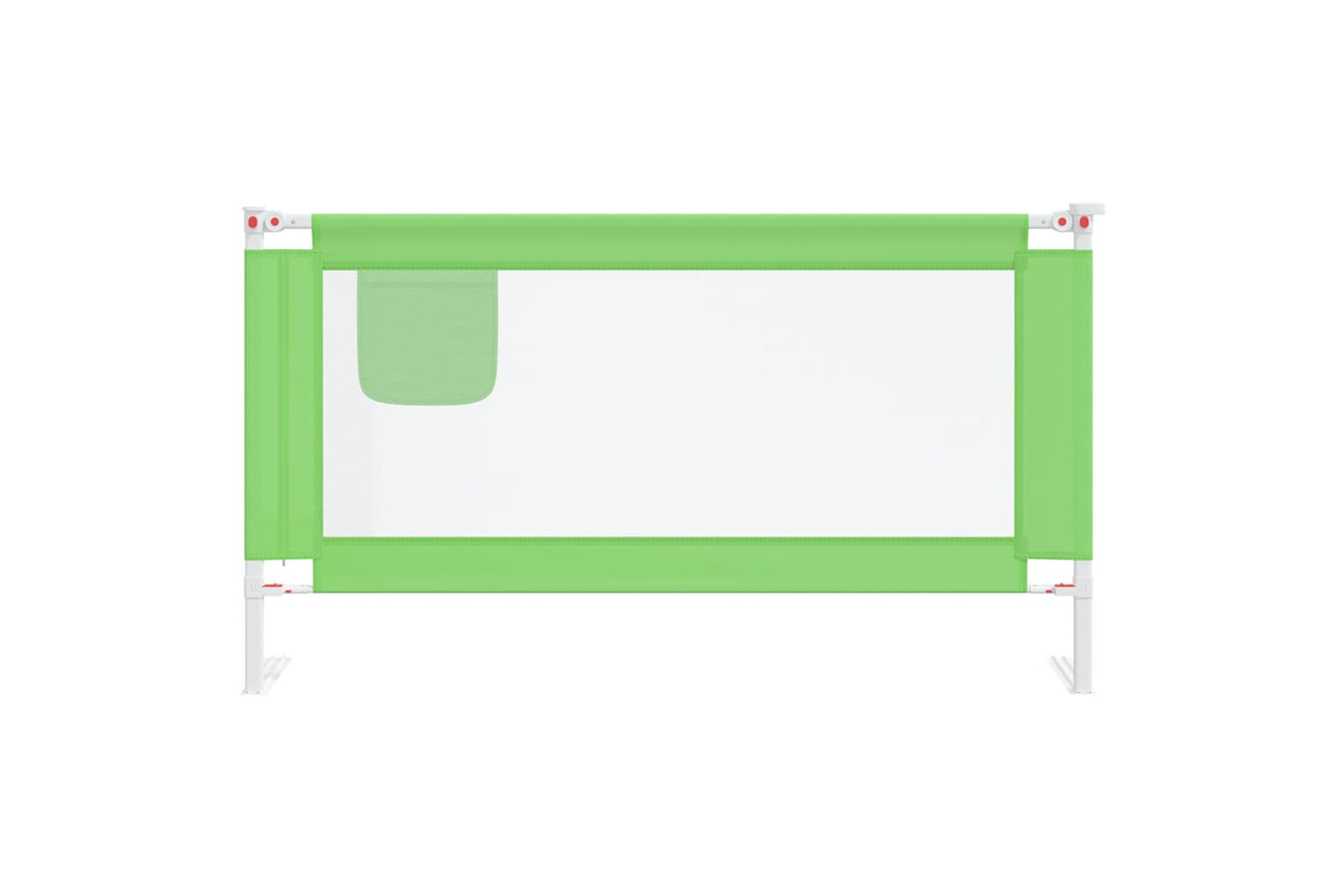 Vidaxl Toddler Safety Bed Rail Green 150x25 Cm Fabric-2