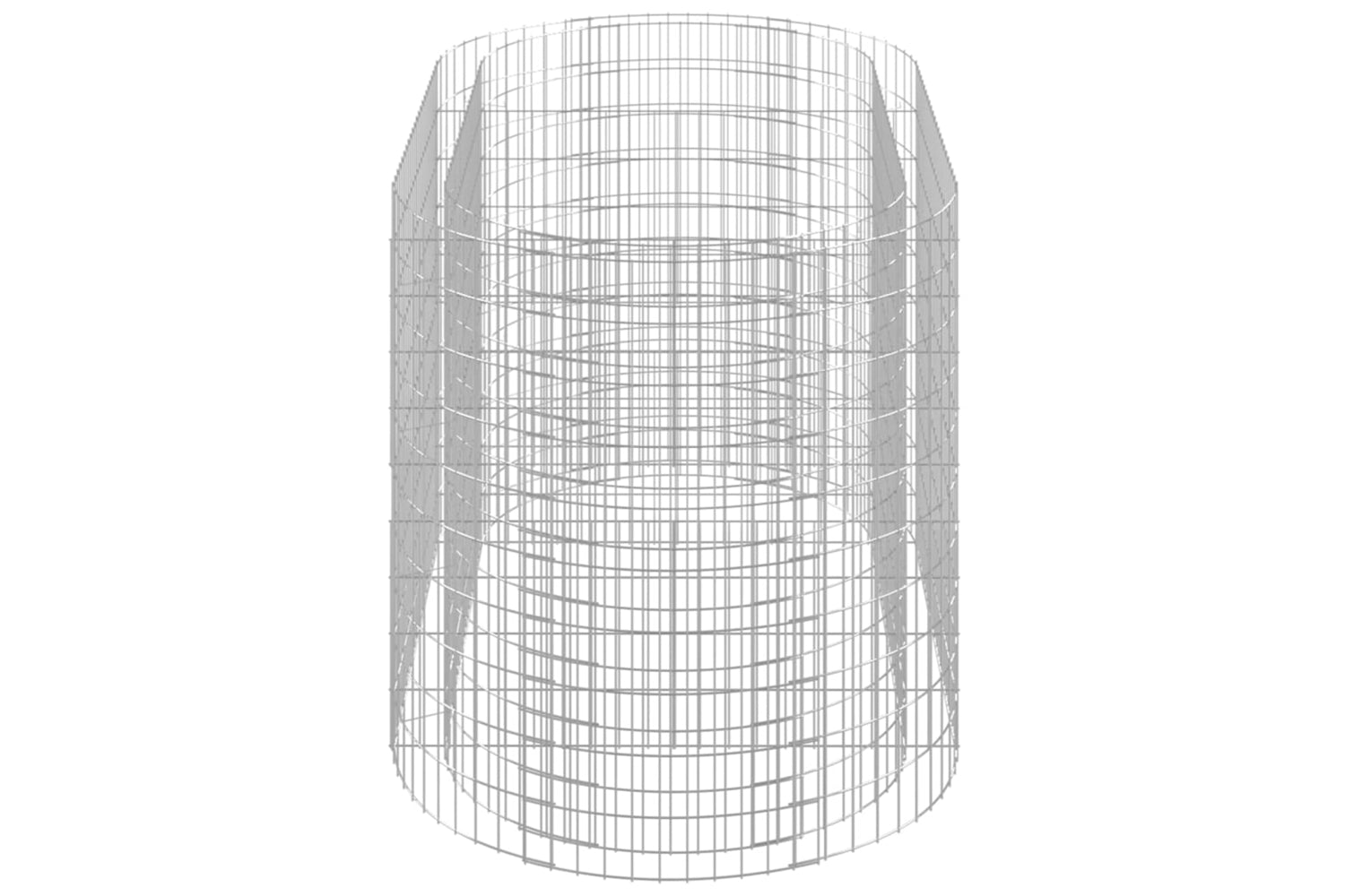 vidaXL 152045 Gabion Raised Bed Galvanised Iron 200x100x100cm-4