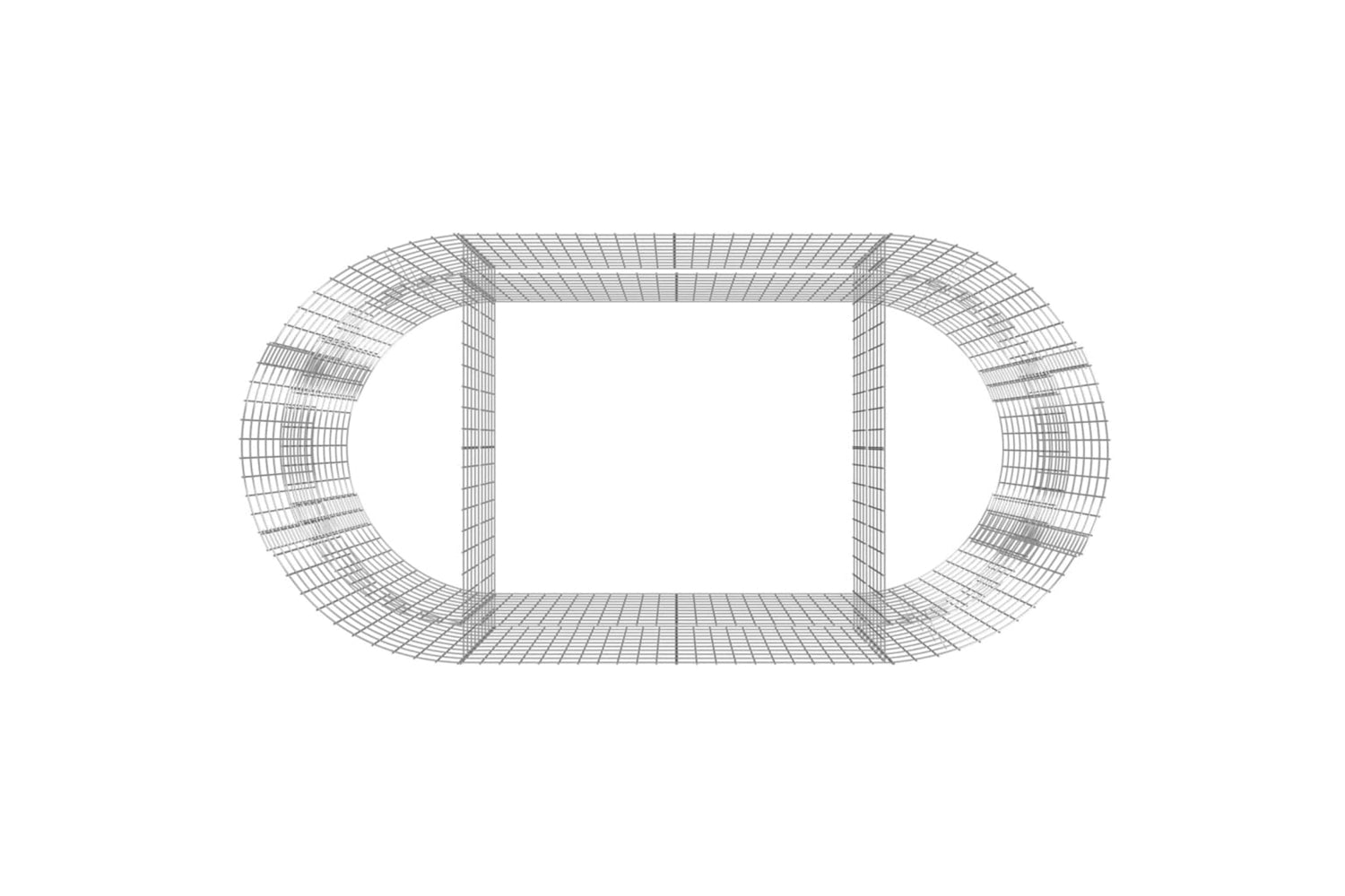 vidaXL 152045 Gabion Raised Bed Galvanised Iron 200x100x100cm-5
