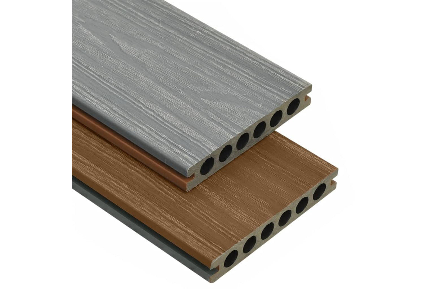 Vidaxl 3070464 Wpc Decking Boards With Accessories Brown And-2