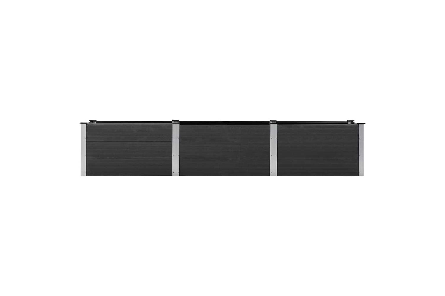 vidaXL 318099 Garden Raised Bed 300x50x54cm Wpc Grey-2