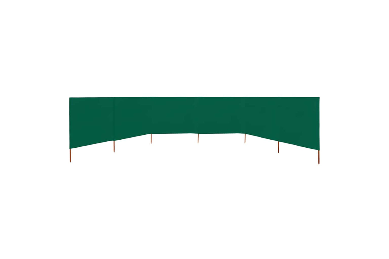 vidaXL 47175 6-panel Wind Screen Fabric 800x120cm Green-3