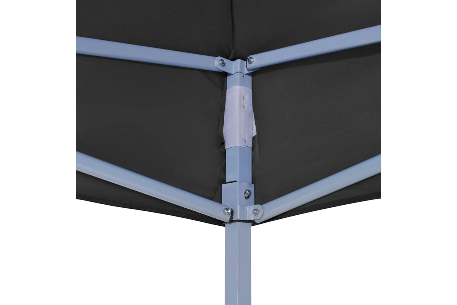 Vidaxl Party Tent Roof 3x3 M Black 270 G/m2-4