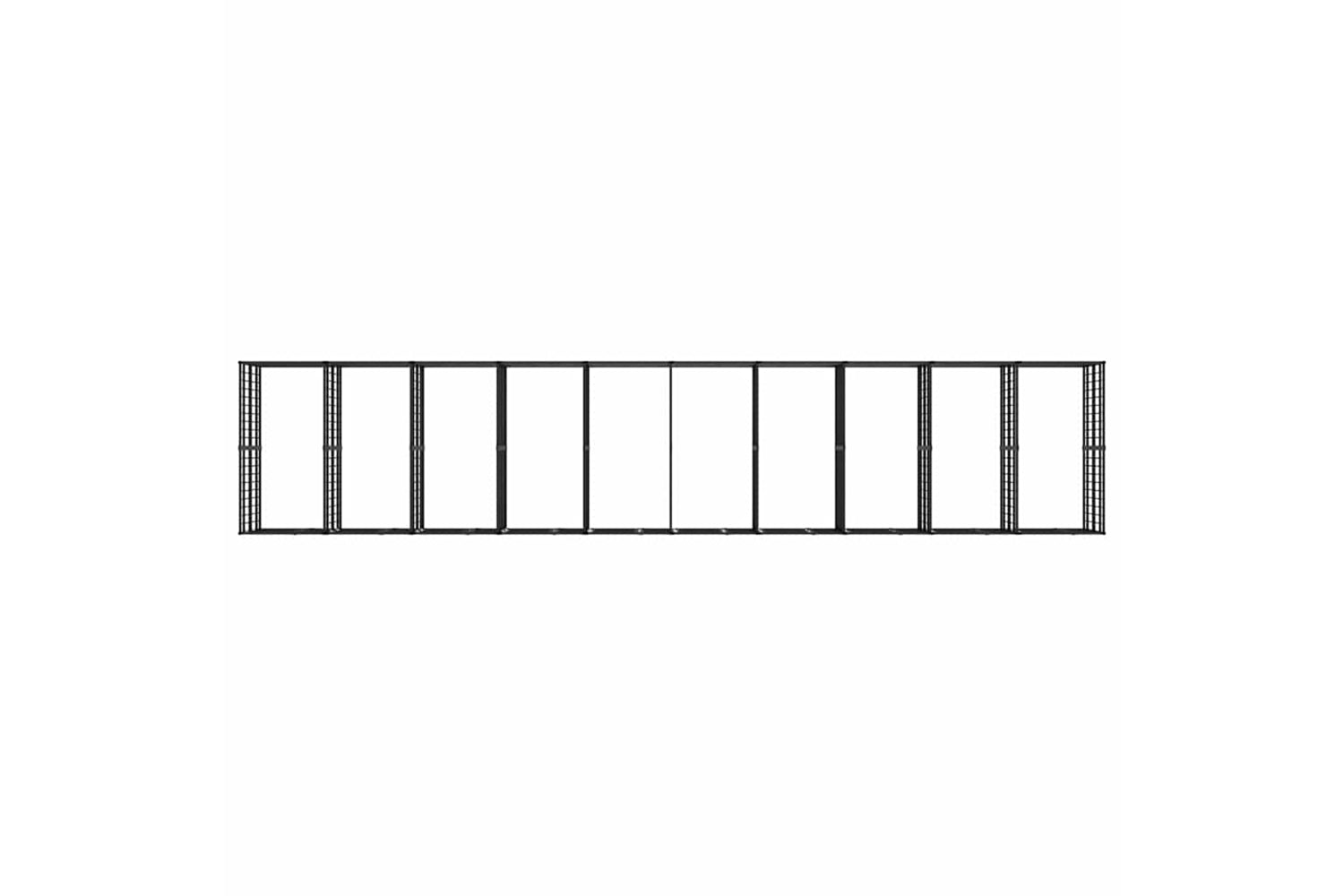 Vidaxl 3097945 Outdoor Dog Kennel Steel 18.43 M2-7