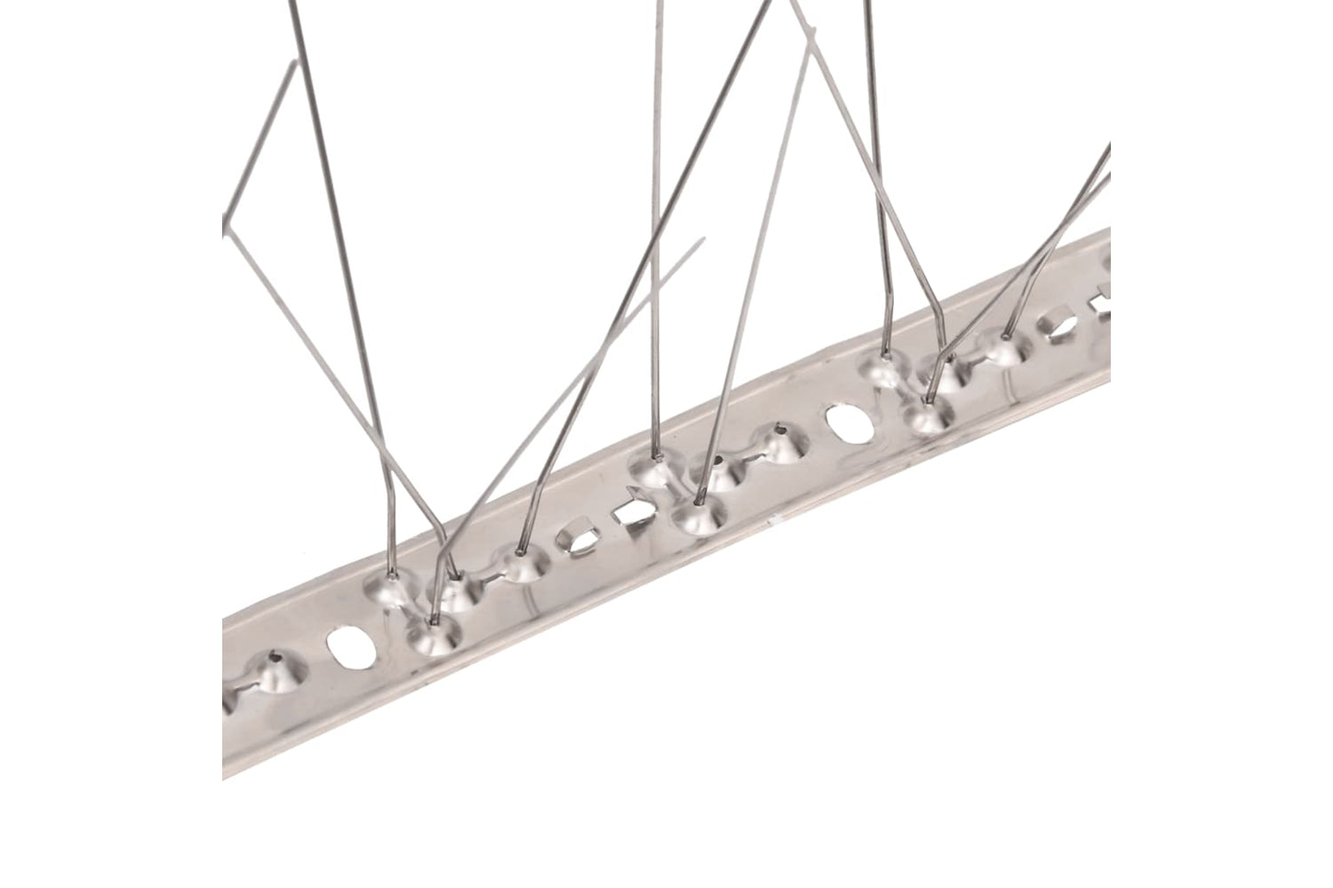 Vidaxl 149133 5-row Stainless Steel Bird & Pigeon Spikes Set Of 20 10 M-4