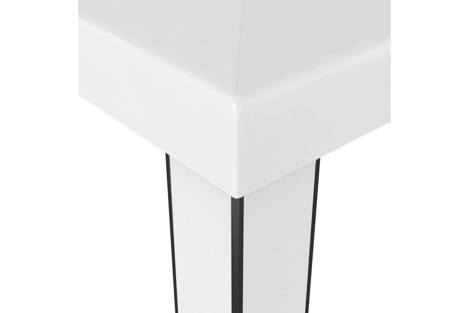 Vidaxl 47950 Gazebo With Double Roof 3x3 M White-3