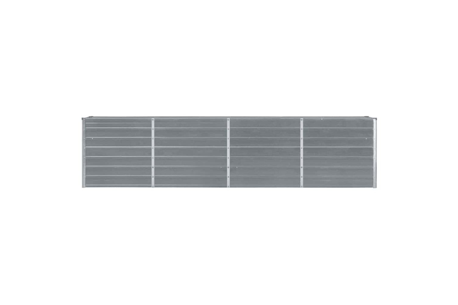 vidaXL 47048 Raised Garden Bed 320x40x77cm Galvanised Steel Grey-3