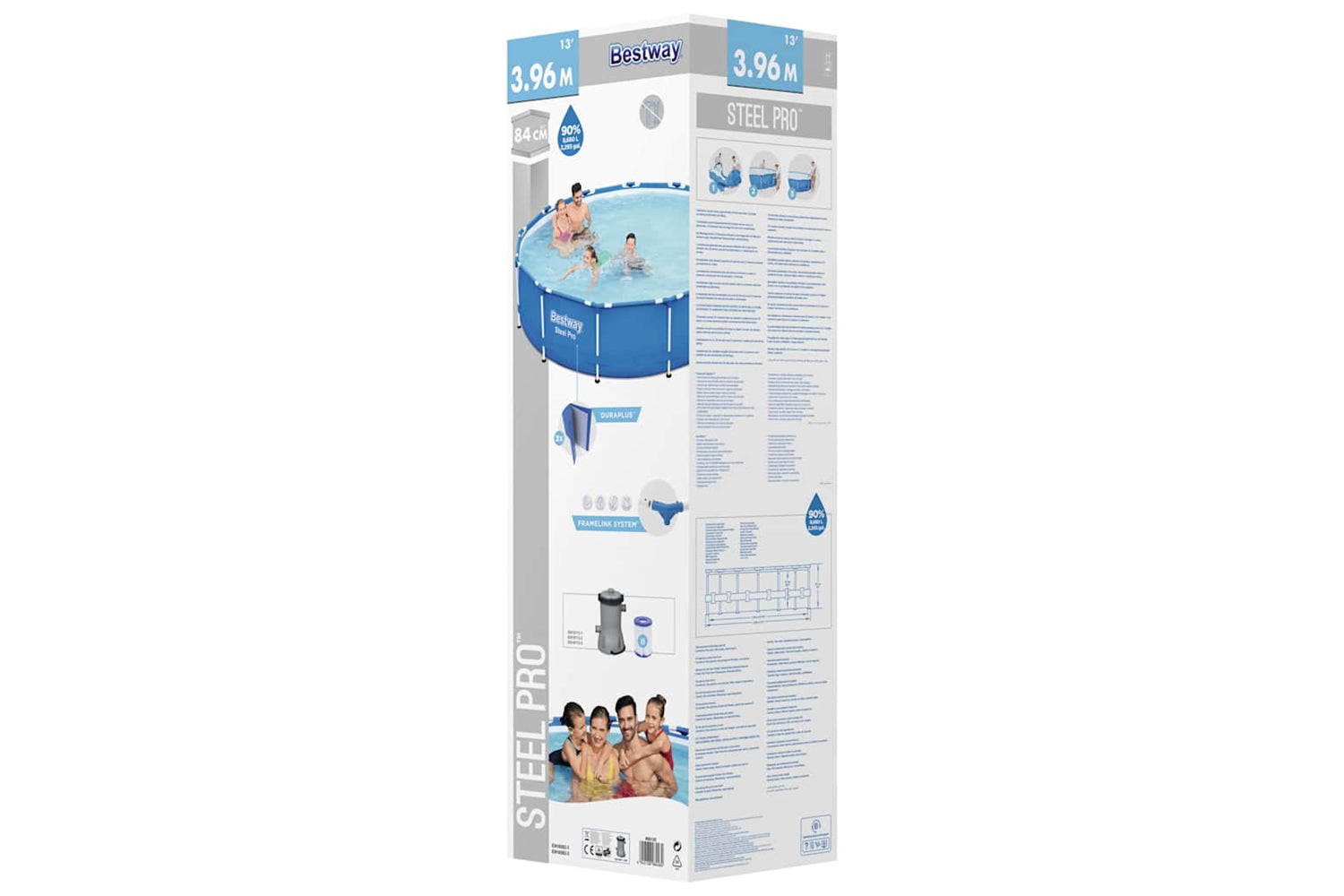 Bestway 92915 Steel Pro Frame Pool 396x84 Cm-4