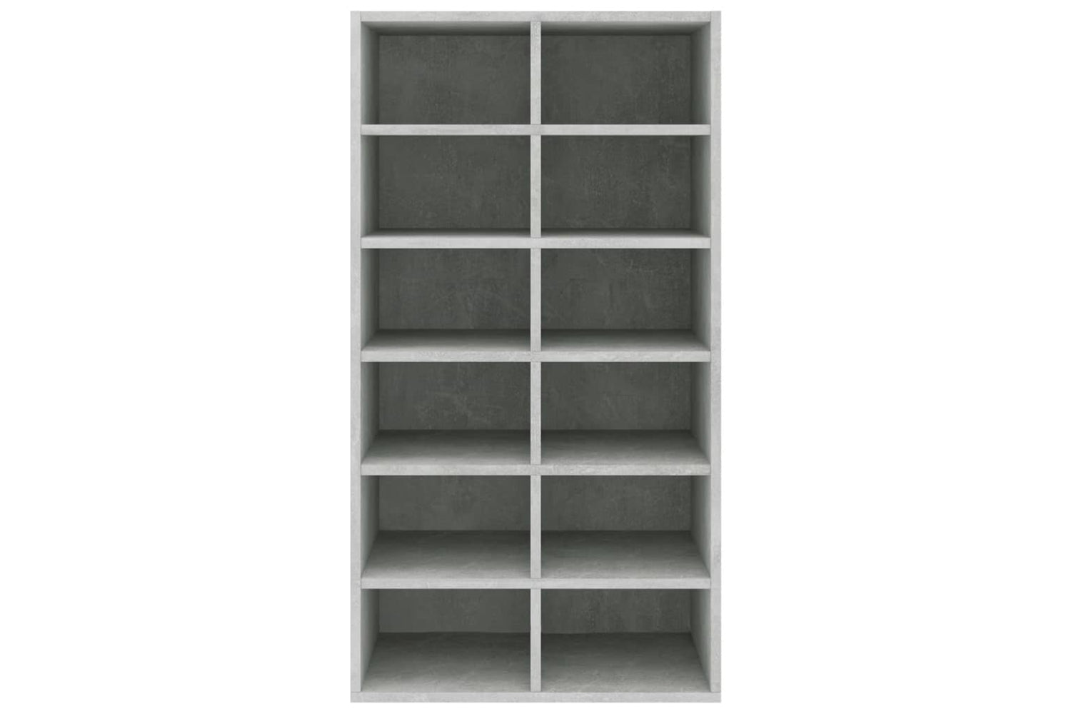 vidaXL 800400 Shoe Rack Concrete Grey 54x34x100.5cm Engineered Wood-3