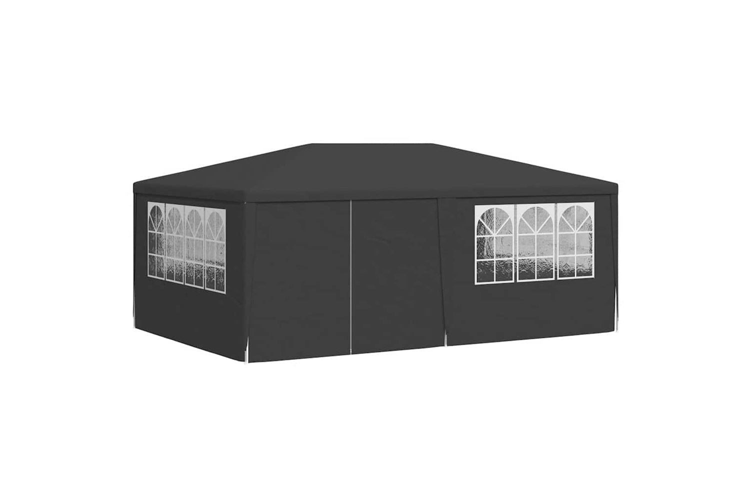 Vidaxl 48537 Professional Party Tent With Side Walls 4x6 M Anthracite 90 G/m?-2