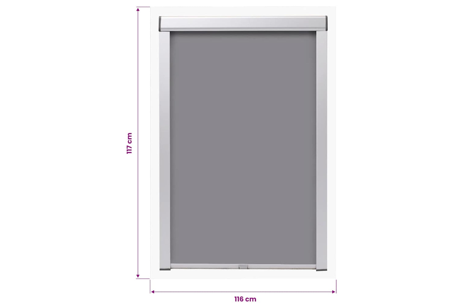 Vidaxl Blackout Roller Blinds Grey U08/808-7