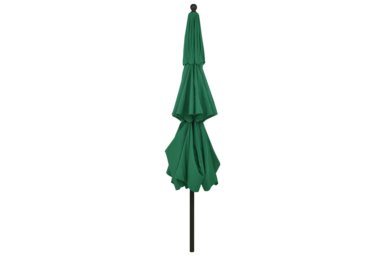 Vidaxl 313877 3-tier Parasol With Aluminium Pole Green 3.5 M-4