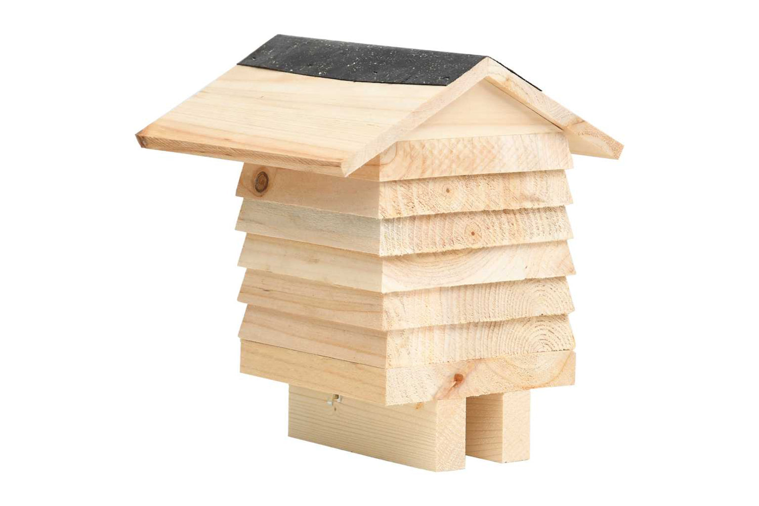 vidaXL 314814 Bee Hotel Solid Firwood 22x20x20cm-4