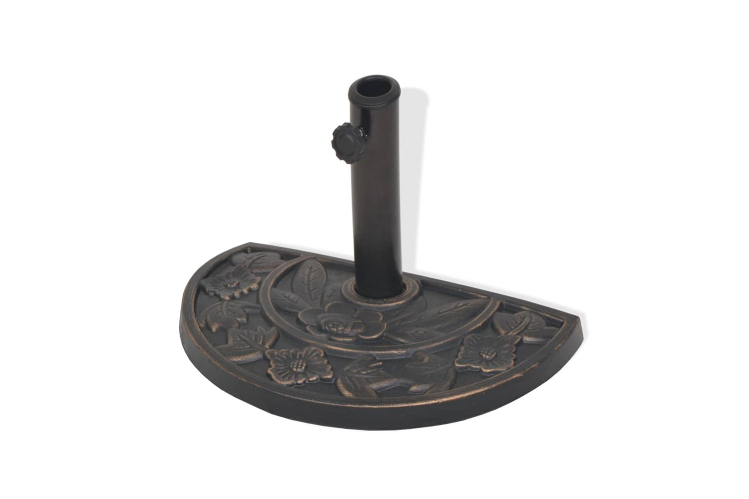 Vidaxl 43655 Parasol Base Resin Half Round Bronze 9 Kg-3
