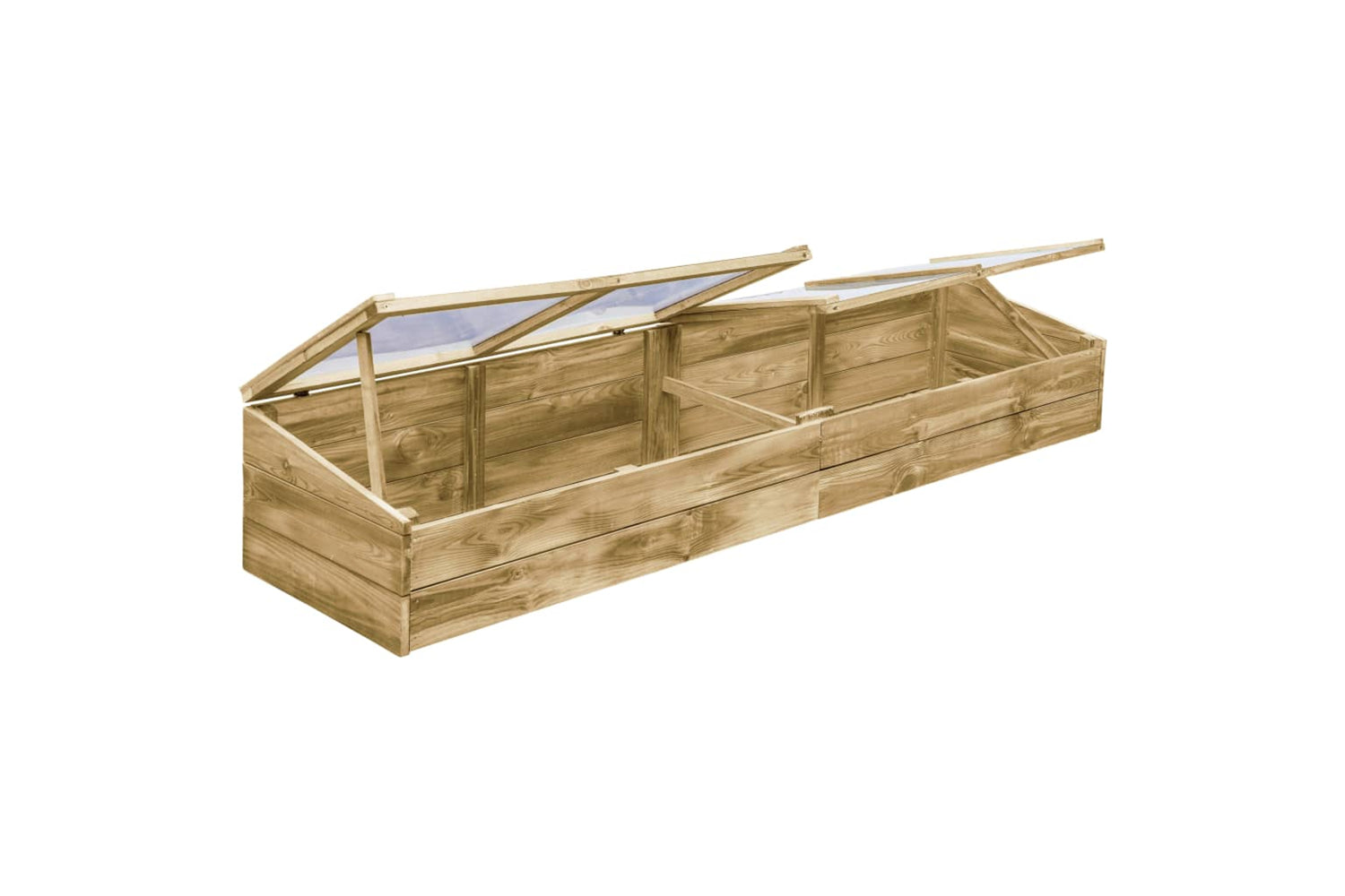 vidaXL 45303 Greenhouse Impregnated Pinewood 200x50x35cm-3