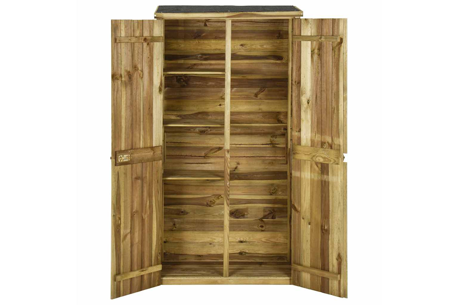 vidaXL 45138 Garden Tool Storage Shed Pinewood 85x48x177cm-3
