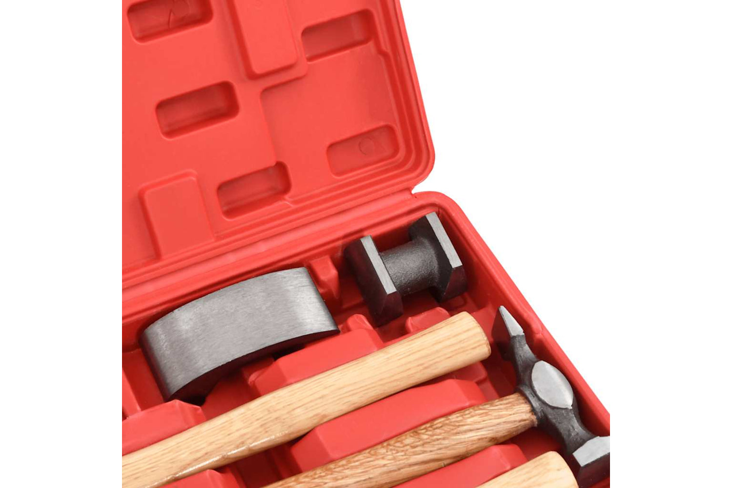 Vidaxl 140159 7-piece Auto Body Hammer And Dolly Dent Repair Set-6