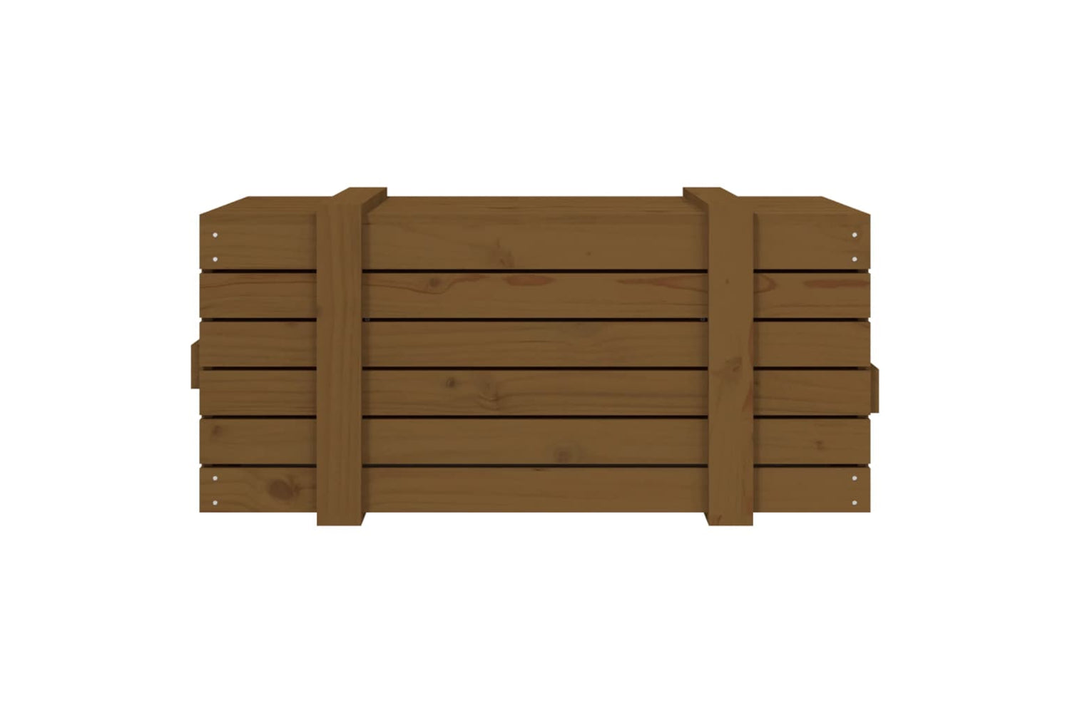 vidaXL 825001 Storage Box Honey Brown 91x40.5x42cm Solid Wood Pine-6