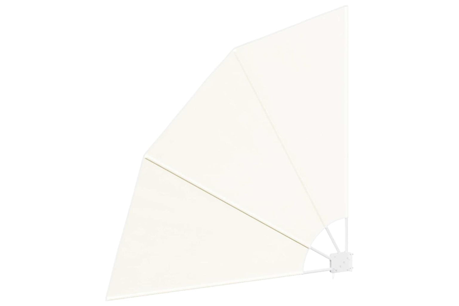 vidaXL 41578 Collapsible Balcony Side Awning Cream 140x140cm-3