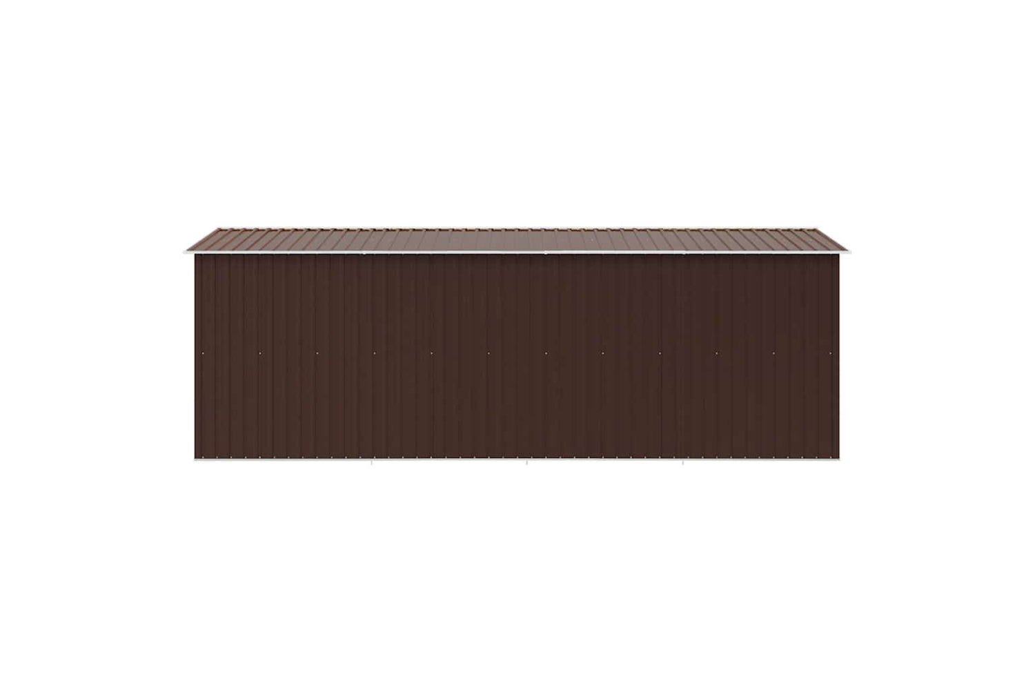 vidaXL 143351 Garden Shed 257x489x181cm Metal Brown-6