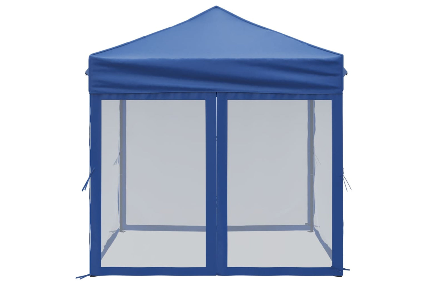 Vidaxl 93507 Folding Party Tent With Sidewalls Blue 2x2 M-3