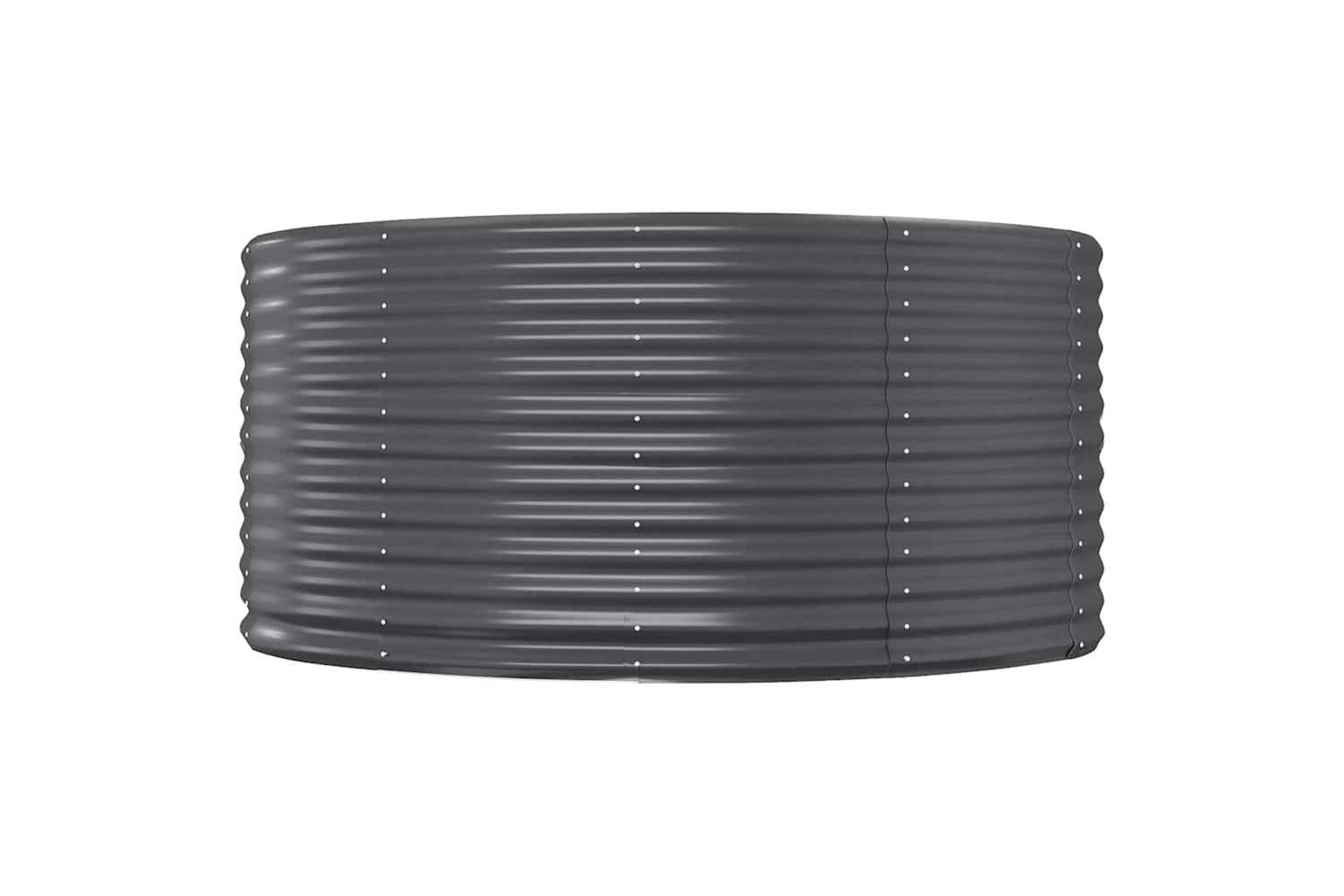 vidaXL 319111 Garden Raised Bed Anthracite 447x140x68cm Powder-coated Steel-3