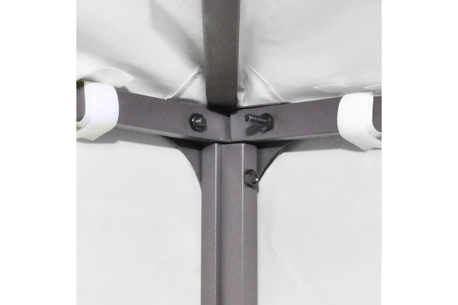Vidaxl 2-tier Gazebo Top Cover 310 G/m2 3x3 M White-5