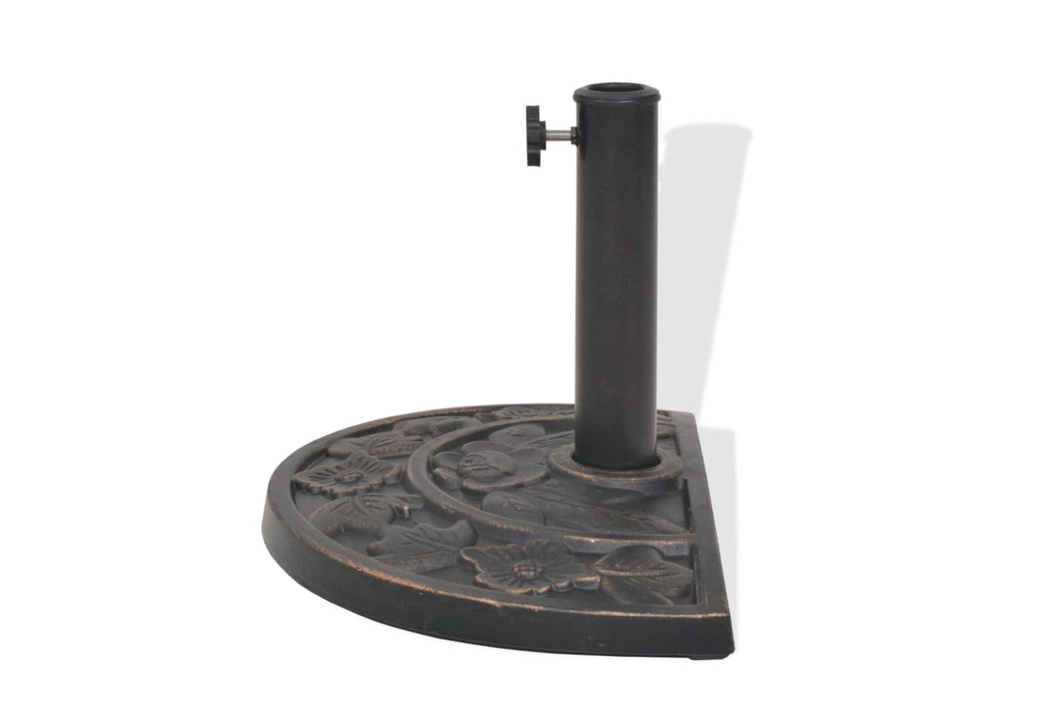Vidaxl 43655 Parasol Base Resin Half Round Bronze 9 Kg-4