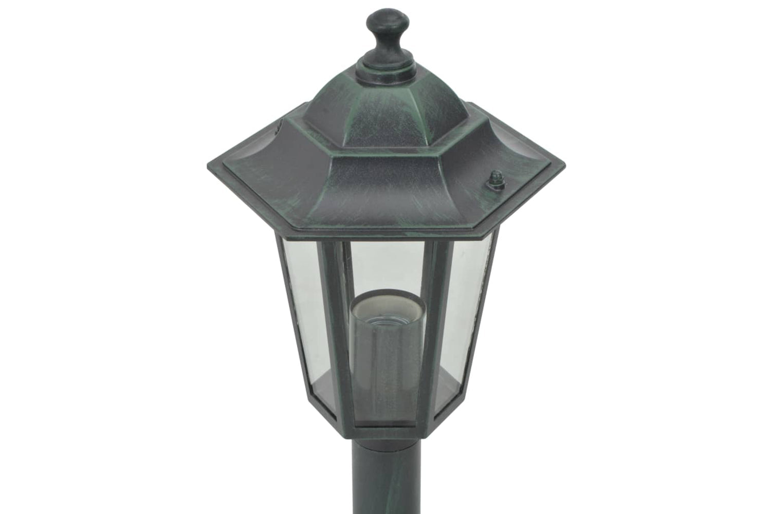 vidaXL 44214 Garden Post Lights 6 Pcs E27 110cm Aluminium Dark Green-4