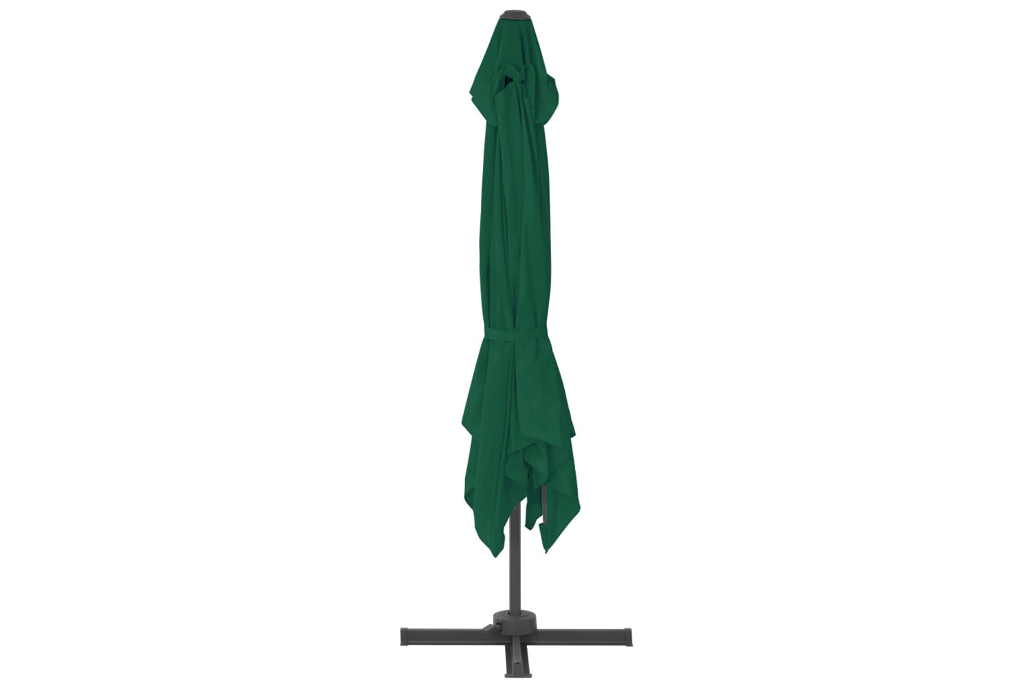 vidaXL 44634 Cantilever Umbrella With Aluminium Pole Green 300x300cm-4