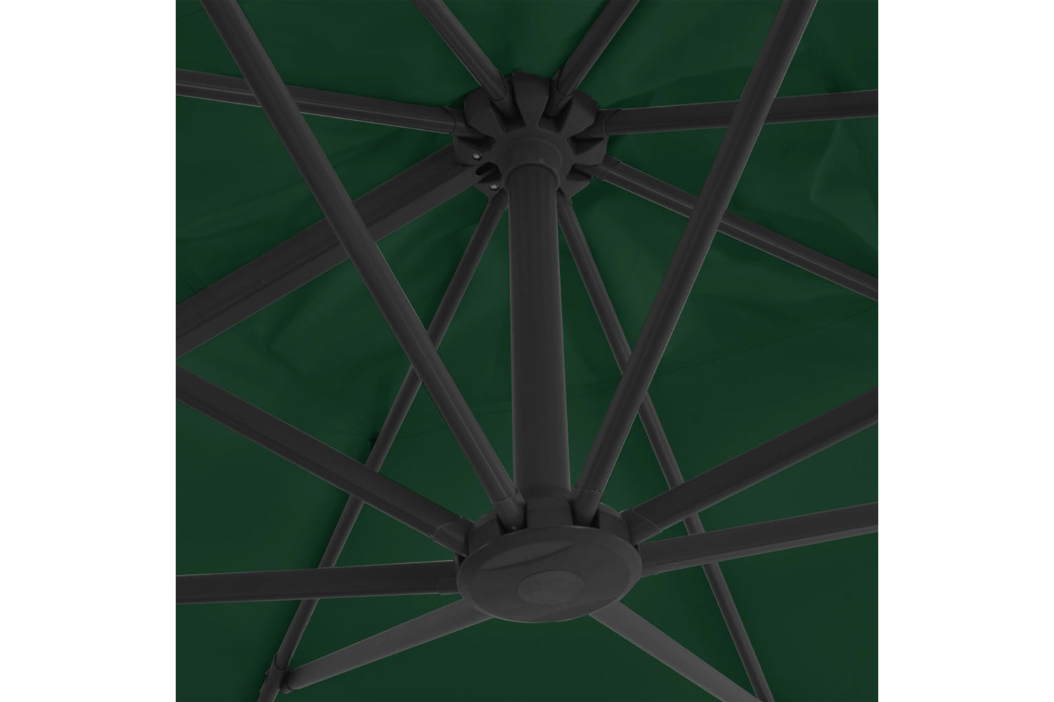 vidaXL 44635 Cantilever Umbrella With Aluminium Pole 400x300cm Green-6