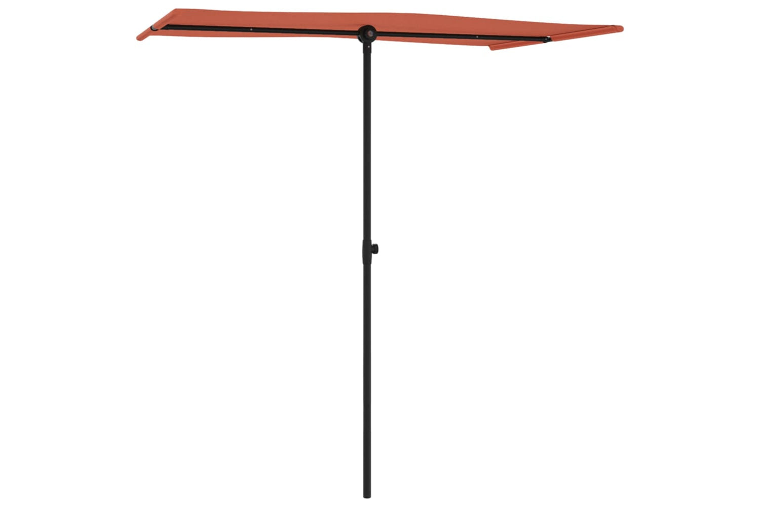 vidaXL 47333 Outdoor Parasol With Aluminium Pole 180x110cm Terracotta-2