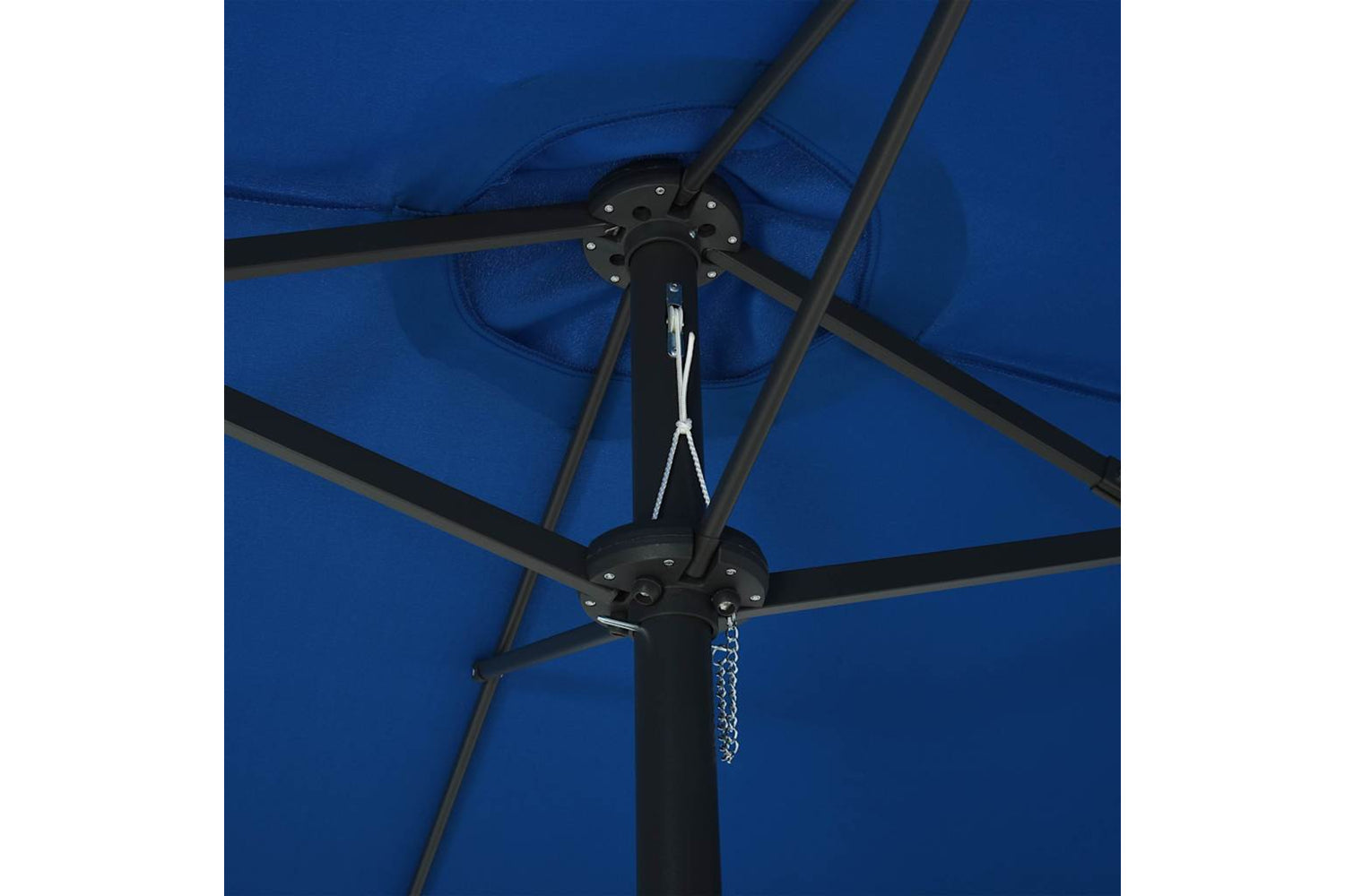 vidaXL 47303 Outdoor Parasol With Aluminium Pole 460x270cm Blue-5