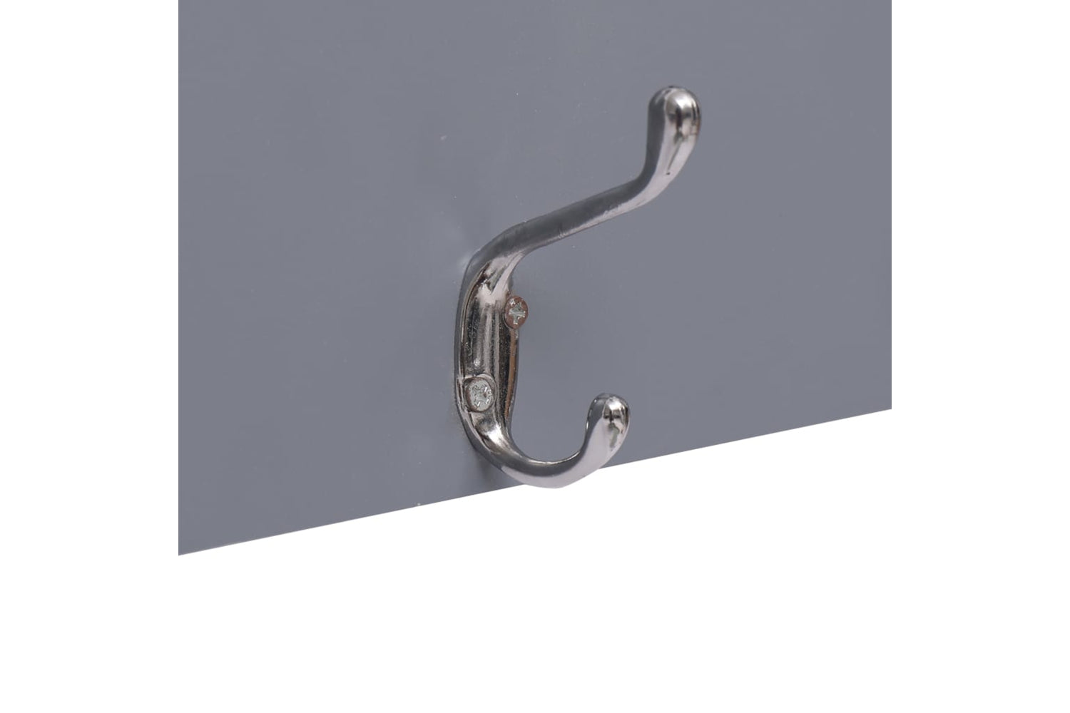vidaXL 284248 Wall Mounted Coat Rack Welcome Grey 74x29.5cm-4