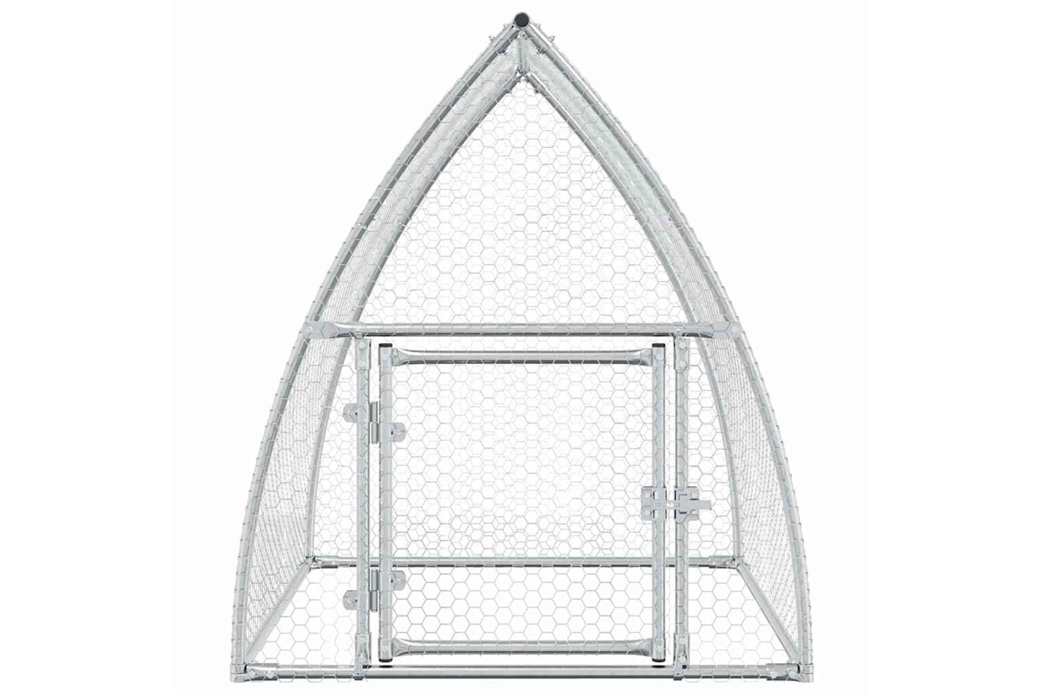 Vidaxl Chicken Cage Silver 100x105x120 Cm Galvanised Steel-4