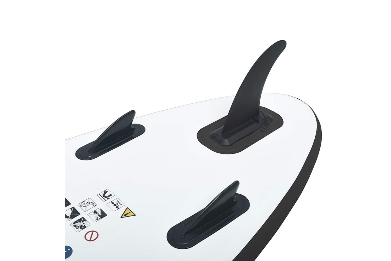 Vidaxl Inflatable Stand Up Paddleboard Set Black And White-5