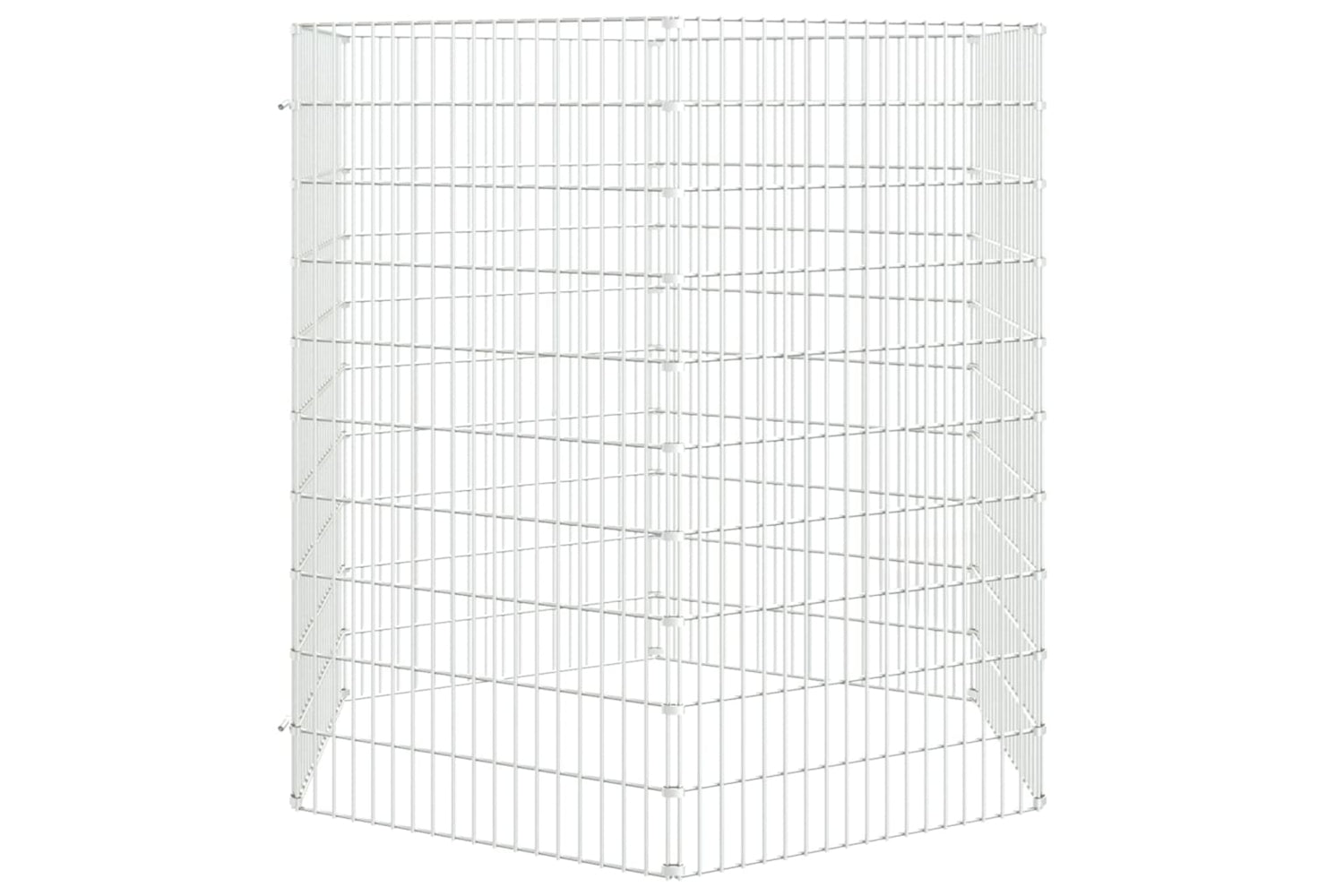 Vidaxl Free Range Animal Enclosure 6-panel 54x100 Cm Galvanised Iron-2