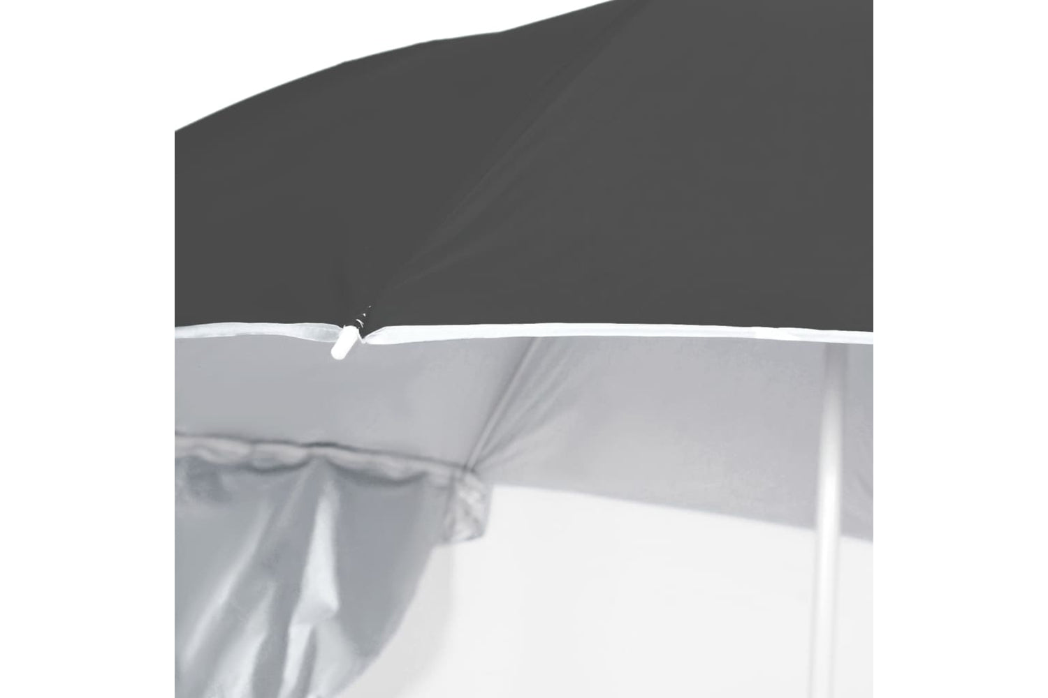 vidaXL 318839 Beach Umbrella With Side Walls Anthracite 215cm-5