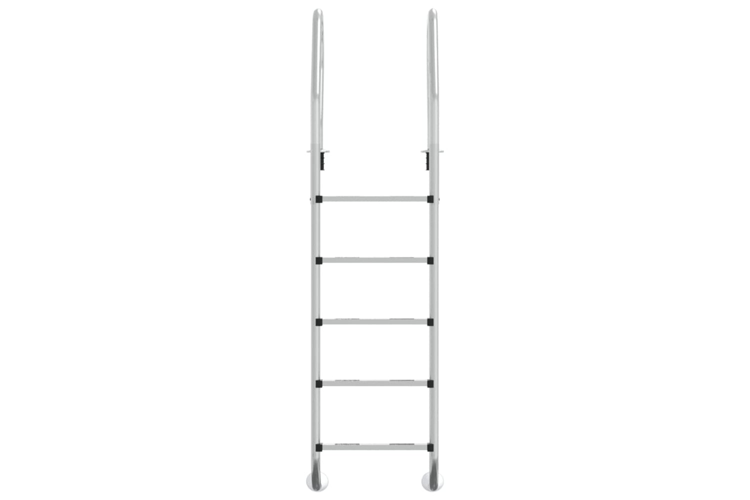 vidaXL 93457 Pool Ladder 54x38x211cm 304 Stainless Steel-2