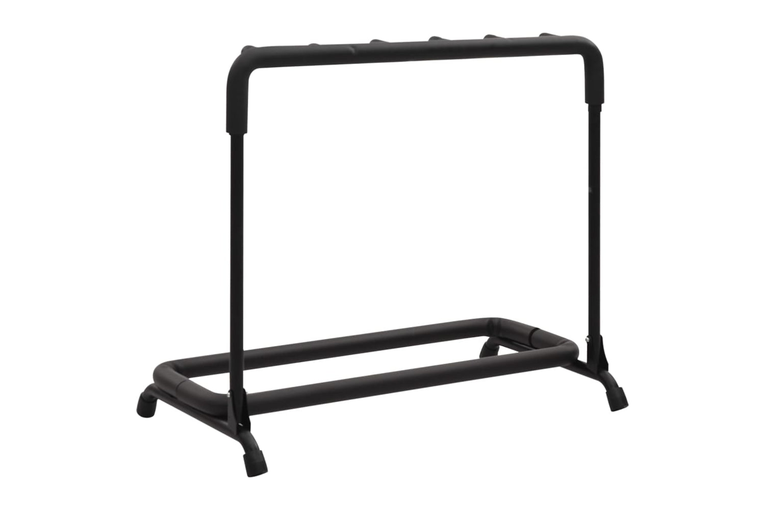 vidaXL 70174 Folding Guitar Stand With 5 Sections Black 74x41x66cm Steel-5