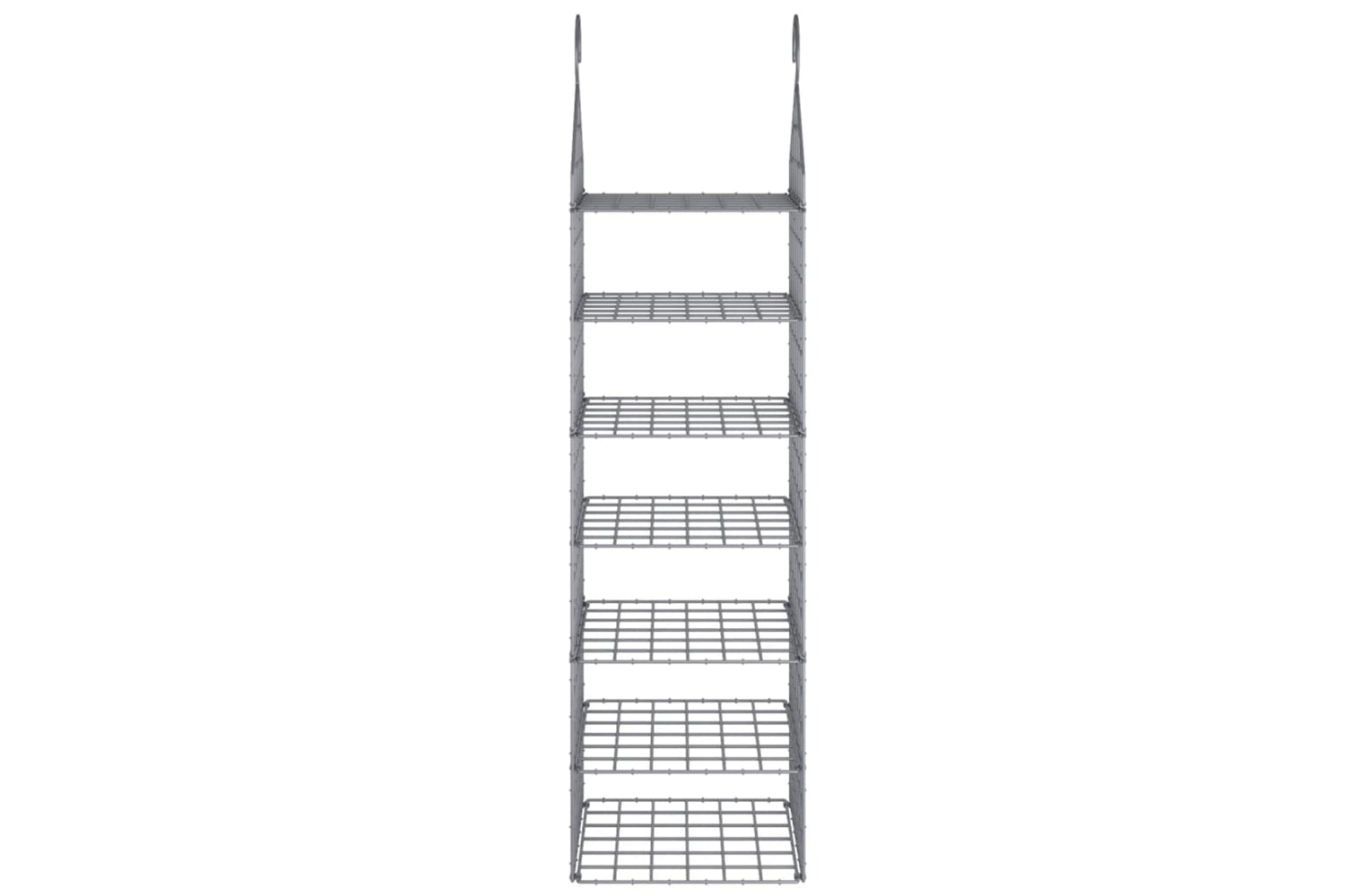 Vidaxl 3102980 Hanging Closet Organiser With 7 Shelves 2 Pcs-3
