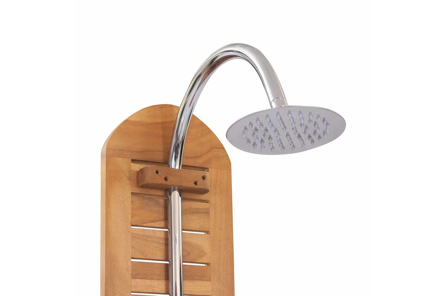Vidaxl Garden Shower Solid Teak 70x75x204 Cm-5