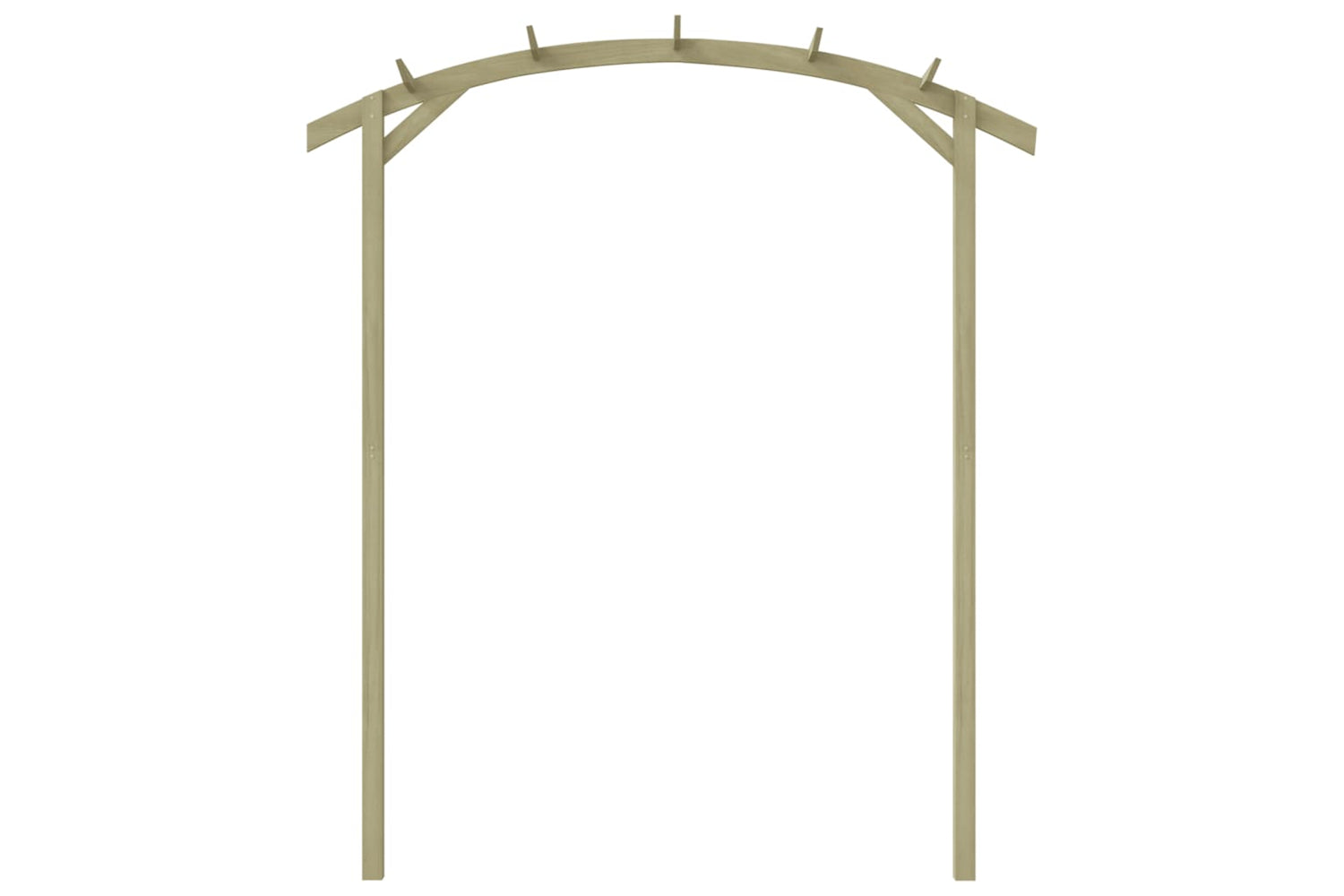 vidaXL 44925 Garden Pergola Impregnated Pinewood 180x210x40cm-2